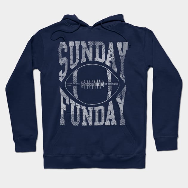 Sunday Funday Football Retro Fade Hoodie by E